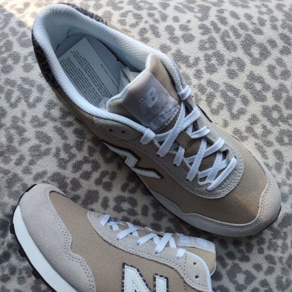 New Balance 515v3 Athletic Lifestyle Sport Trainer WL515SD3 Beige/Leopard/Animal - Picture 3 of 16